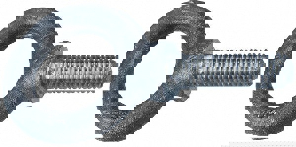 Fixed Lifting Eye Bolt: With Shoulder, 8,800 lb Capacity, 7/8 Thread, Grade 8620 Alloy Steel